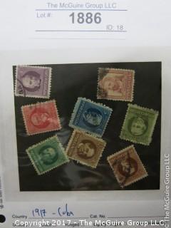 (#1886) Collectible Postage Stamps including Cuba