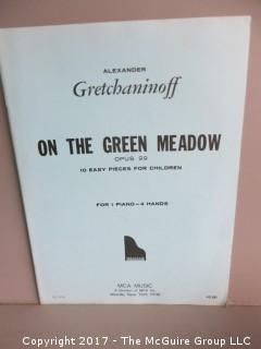 Collection of Sheet Music.  See all the photos