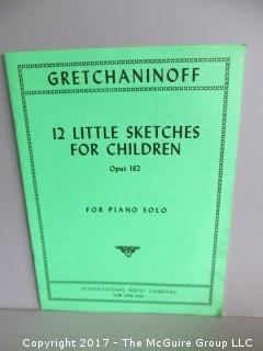 Collection of Sheet Music.  See all the photos