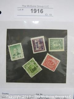 (#1916) Collectible Postage Stamps including Asian