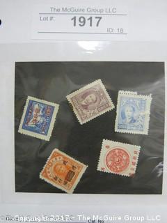 (#1917) Collectible Postage Stamps including Asian