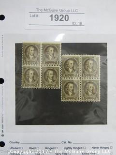 (#1920) Collectible Postage Stamps including U.S. 