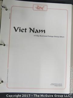 (#2153) Collection of Vietnam stamps and binder 