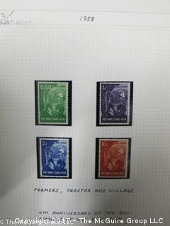 (#2153) Collection of Vietnam stamps and binder 