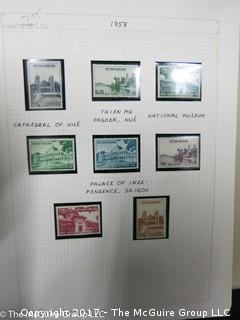 (#2153) Collection of Vietnam stamps and binder 