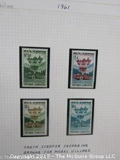 (#2153) Collection of Vietnam stamps and binder 