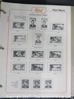 (#2153) Collection of Vietnam stamps and binder 