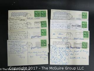 (#2057) Collection of Vintage Postmarked Postcards