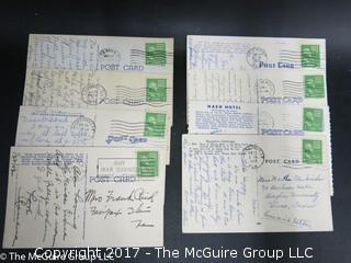 (#2061) Collection of Vintage Postmarked Postcards