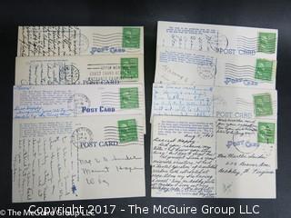 (#2062) Collection of Vintage Postmarked Postcards