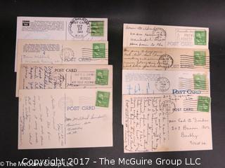 (#2063) Collection of Vintage Postmarked Postcards