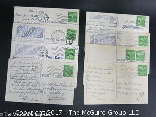 (#2064) Collection of Vintage Postmarked Postcards