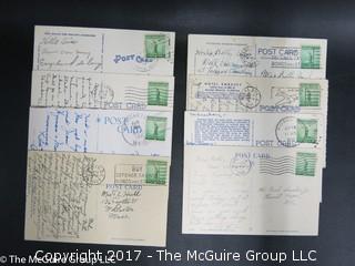 (#2067) Collection of Vintage Postmarked Postcards