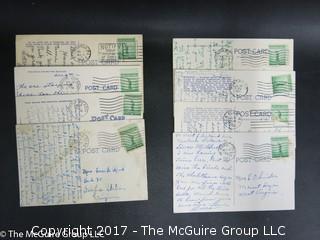 (#2068) Collection of Vintage Postmarked Postcards