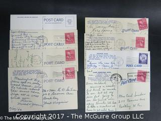 (#2070) Collection of Vintage Postmarked Postcards