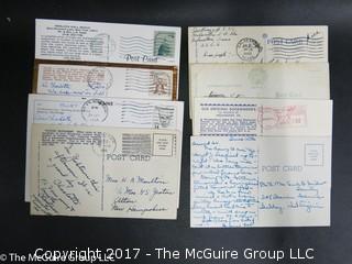 (#2072) Collection of Vintage Postmarked Postcards