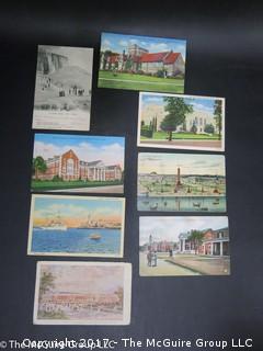 (#2073) Collection of Vintage Postmarked Postcards