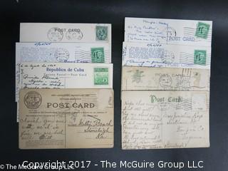 (#2073) Collection of Vintage Postmarked Postcards