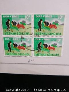 (#2154) Collection of foreign stamps including Vietnam