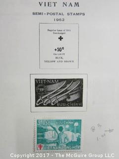 (#2154) Collection of foreign stamps including Vietnam