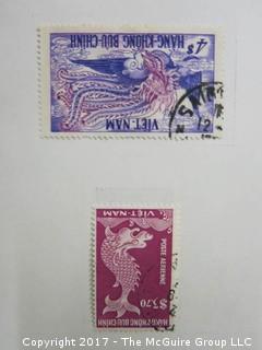 (#2154) Collection of foreign stamps including Vietnam