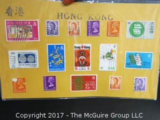 (#2156) Collection of foreign stamps including Hong Kong