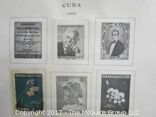 (#2157) Collection of foreign stamps including Cuba