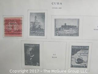 (#2157) Collection of foreign stamps including Cuba