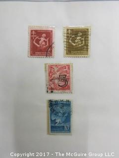 (#2157) Collection of foreign stamps including Cuba