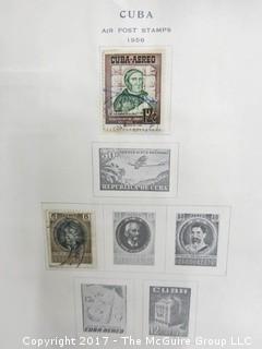 (#2157) Collection of foreign stamps including Cuba