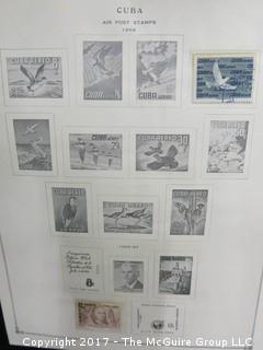 (#2157) Collection of foreign stamps including Cuba