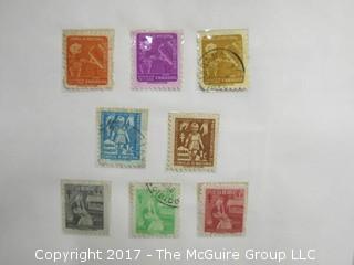 (#2157) Collection of foreign stamps including Cuba