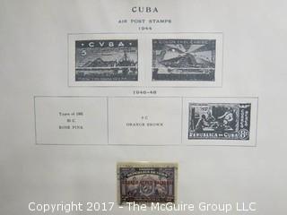 (#2157) Collection of foreign stamps including Cuba