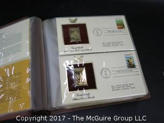 (#1975) FDC Album: "Golden Replicas of U.S. Stamps" 