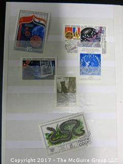 (#2133) 6 - stamp books and contents  