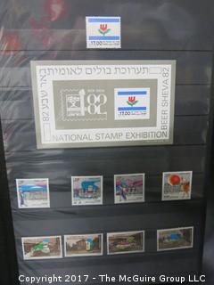 (#1956) 3 Stamp Albums of Israel; 1960's and 70's 