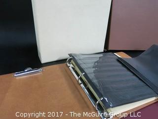 Collection of stamp albums and supplies 