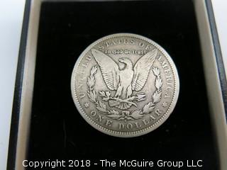 1898 S MORGAN SILVER DOLLAR; IDENTIFED BY SELLER AS MS-65