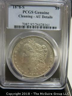 1878 S MORGAN SILVER DOLLAR; PCGS SLABBED UNGRADABLE