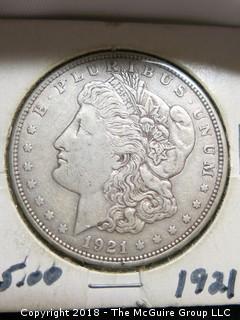 1921 _ MORGAN SILVER DOLLAR 