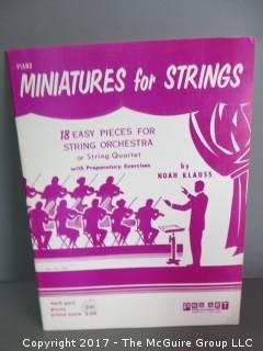 Collection of Sheet Music.  See all the photos