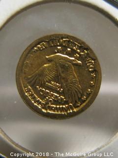 1924 STANDING LIBERTY GOLD TONED QUARTER (DESCRIPTION ALTERED 2-8-18)