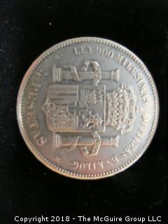 1871 5 PESETAS SILVER COIN