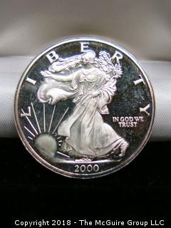 2000 1 TROY OZ SILVER COIN