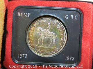 CANADIAN RCMP 1873-1973 COMMEMORATIVE COIN