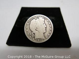 1912 BARBER HALF DOLLAR 