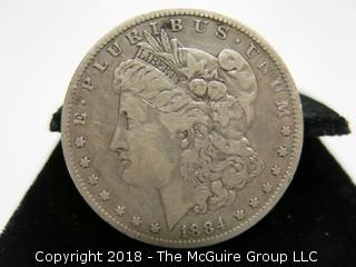 1884 O MORGAN SILVER DOLLAR