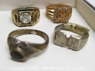 COLLECTION OF COSTUME RINGS