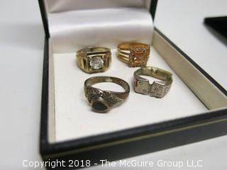 COLLECTION OF COSTUME RINGS