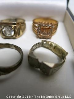 COLLECTION OF COSTUME RINGS